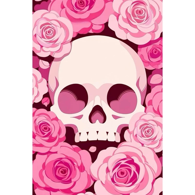 DIY Pink Rose Skull Diamond Pa - Resin Art Rose review and price