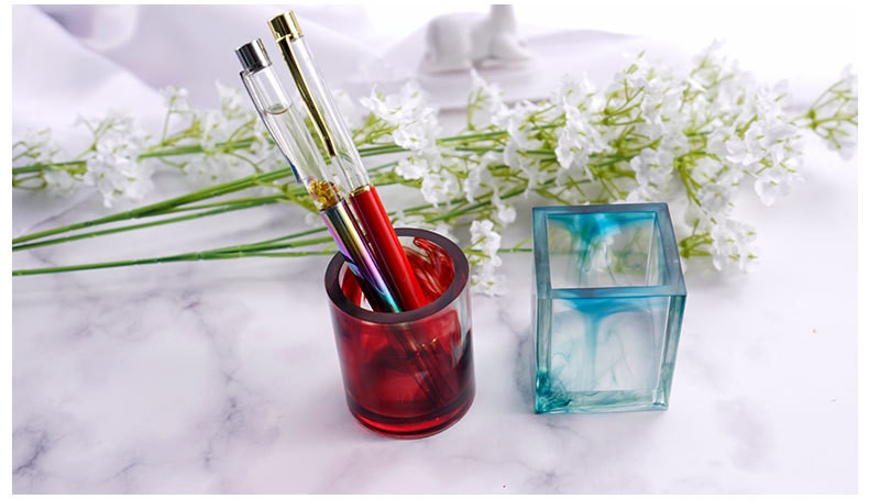 DIY Round Pen Container Ashtra - Resin Art Equipment review and price